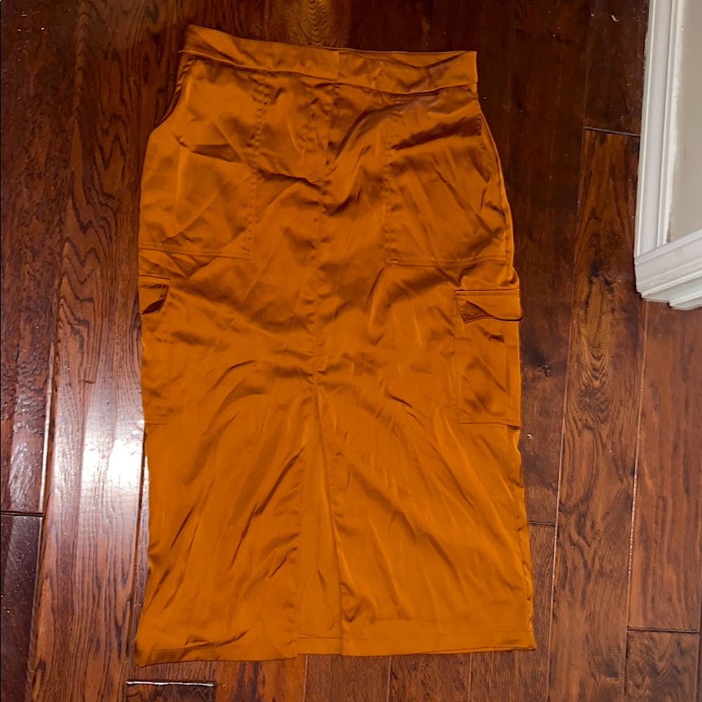 House of Harlow 1960 Rust Pencil Skirt